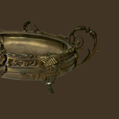 19th Century French Brass Plated Bronze Jardiniere