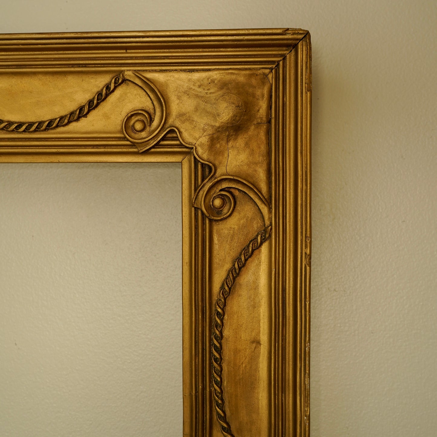 Antique French Gilt Picture Frame, Art Nouveau, Circa 1900