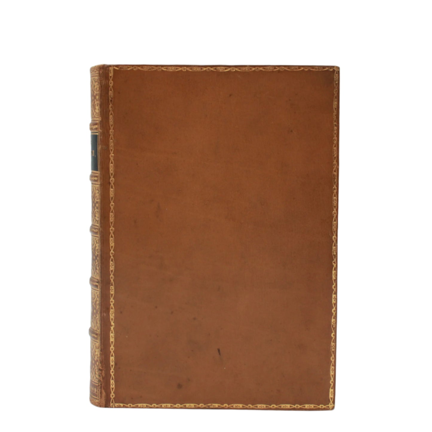 1883 "Landmarks of English Literature" Brown Full Leather Book