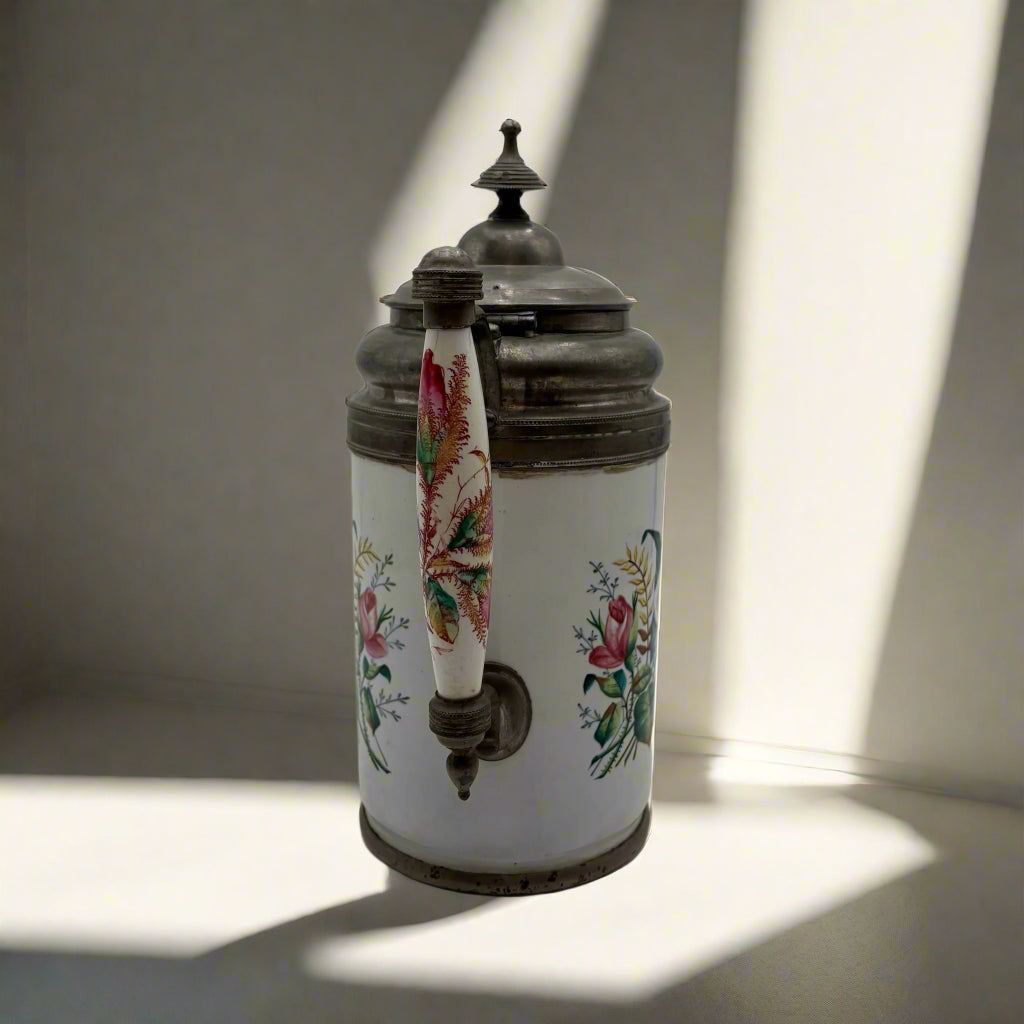 Victorian Porcelain Decorated Teapot