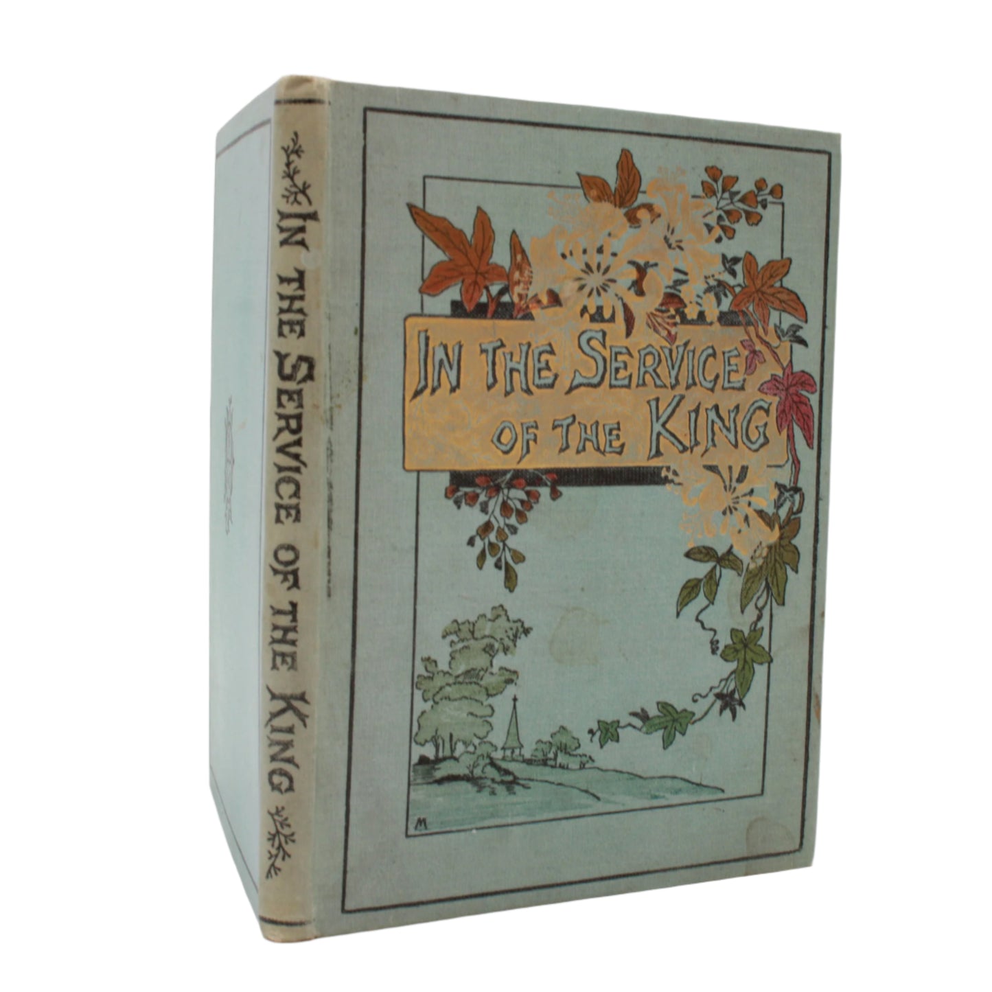 "In the Service of the King" Baby Blue Cloth Book