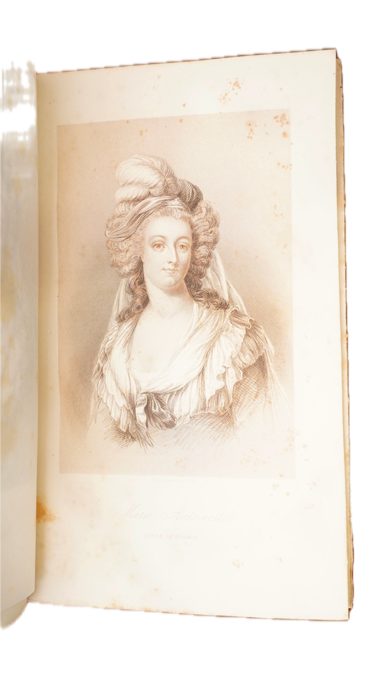 Julia Kavanagh Woman in France 1850 Antique Half-Leather Books Two Volumes