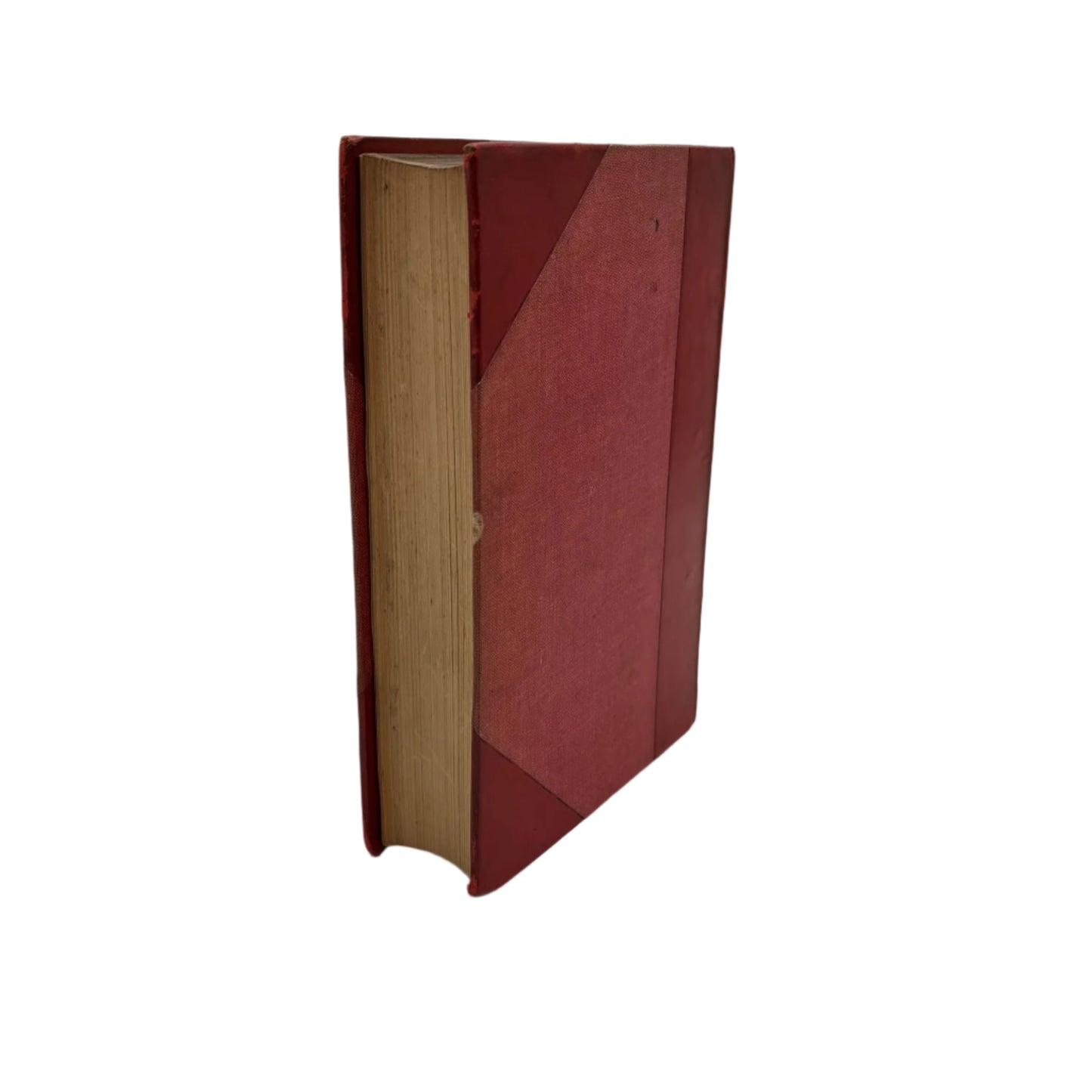 1913 "The Science of War" Red Half Leather Book