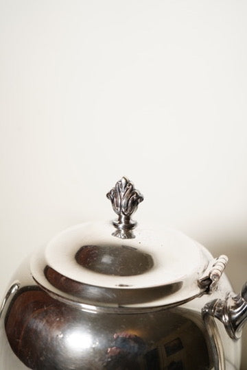 Early 20th Century Silver Plated Georgian Revival Teapot by Home Decorators Inc.
