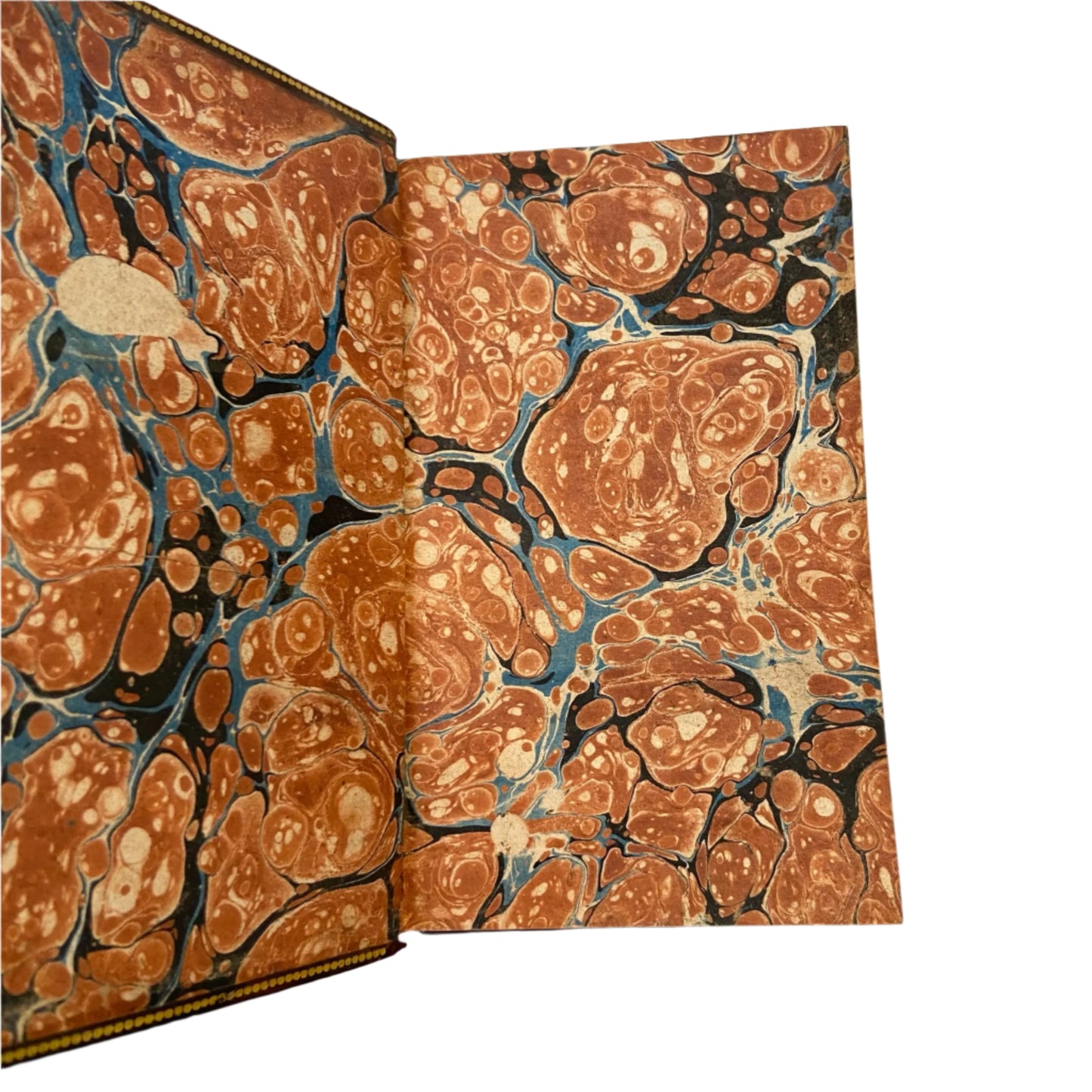 1807 "The Minstrel" Full Brown Calf Leather Book