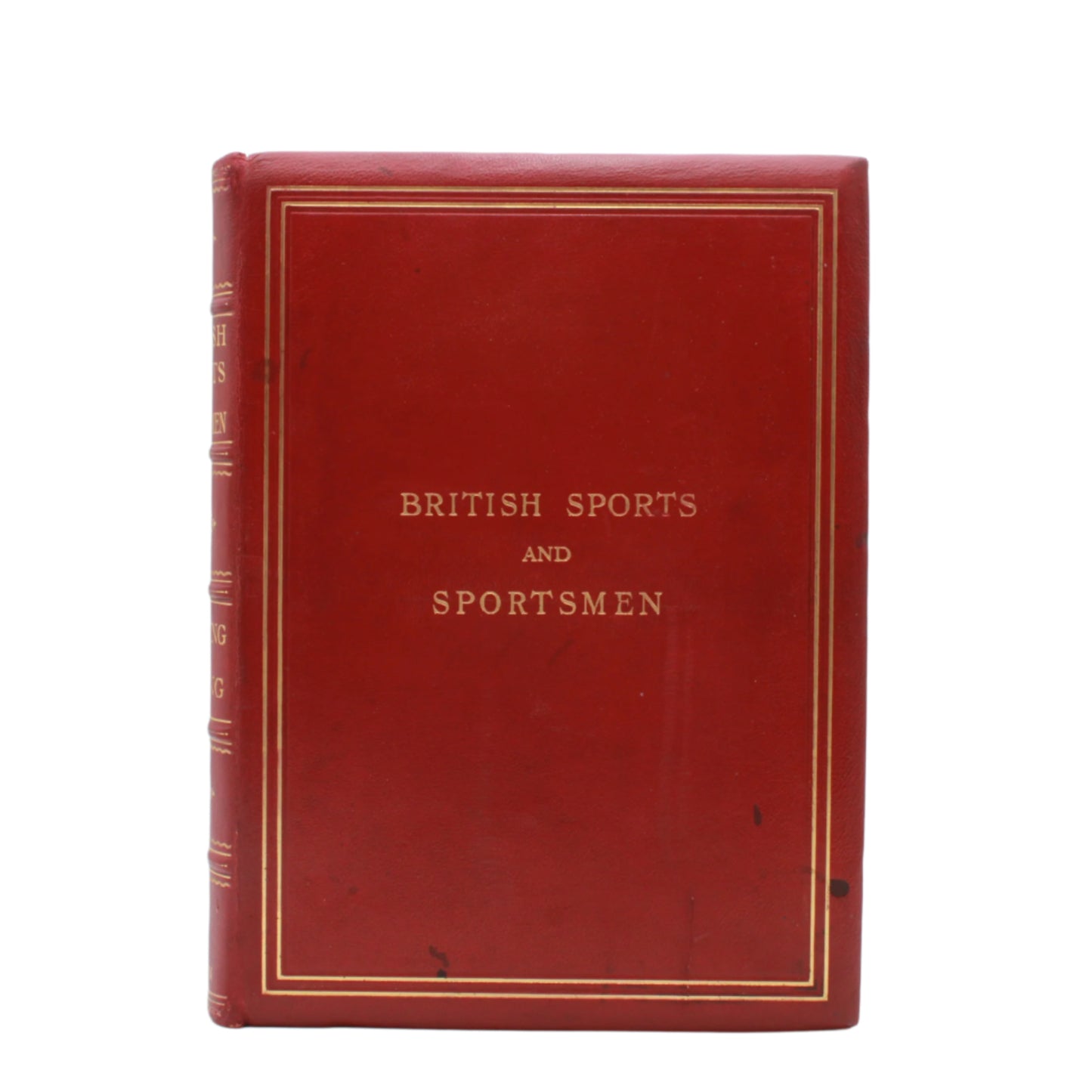 1916 “British Sports: Yachting and Rowing" XL Full Morocco Red Leather Book, First Edition