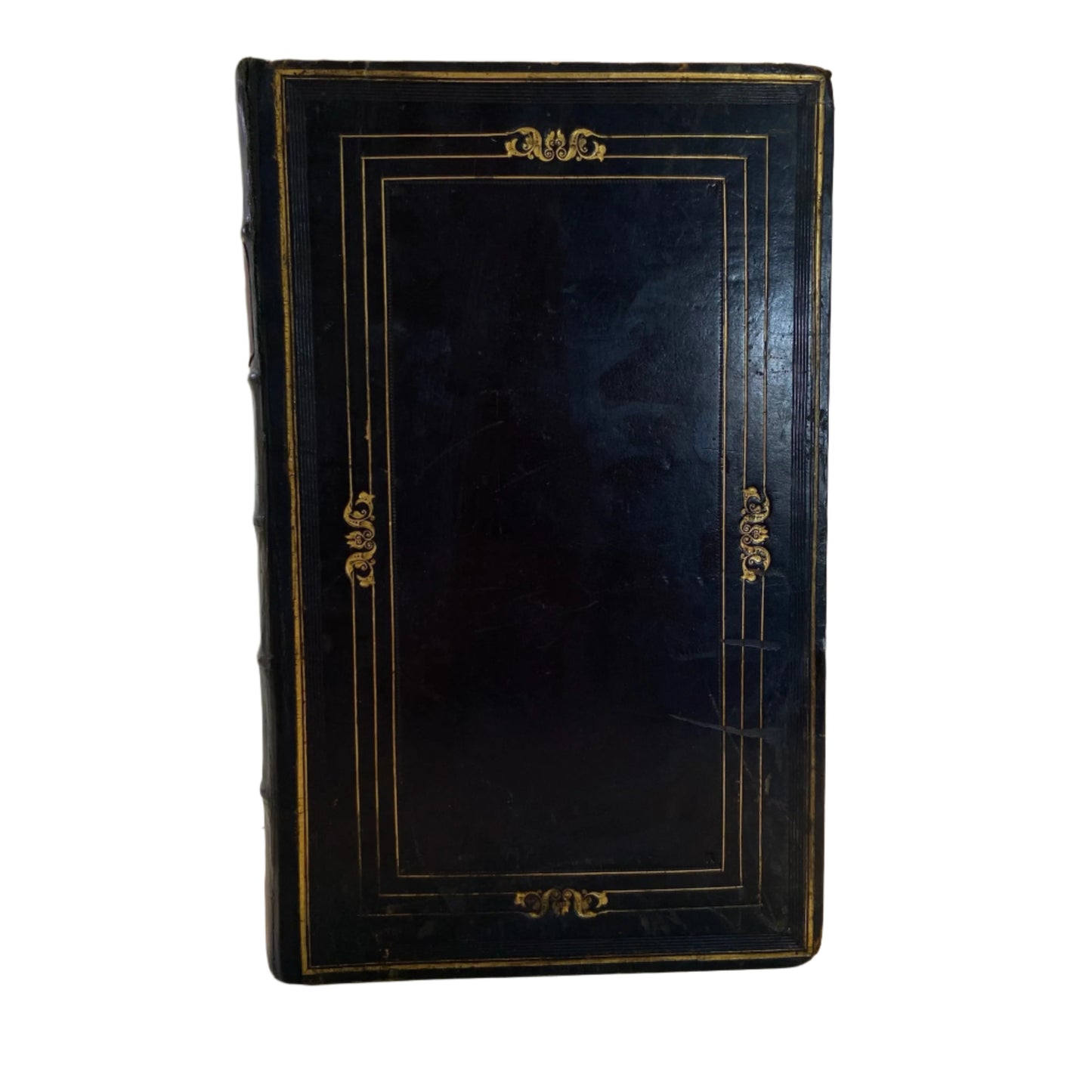 1840 Leather-Bound Political History Book — Statesmen of the Time of George III