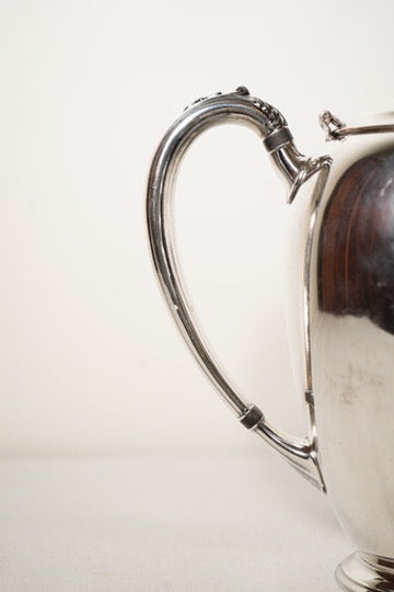 Early 20th Century Silver Plated Georgian Revival Teapot by Home Decorators Inc.