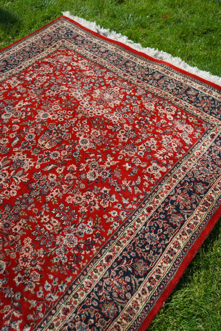 Vintage Persian Kashan-style Area Rug