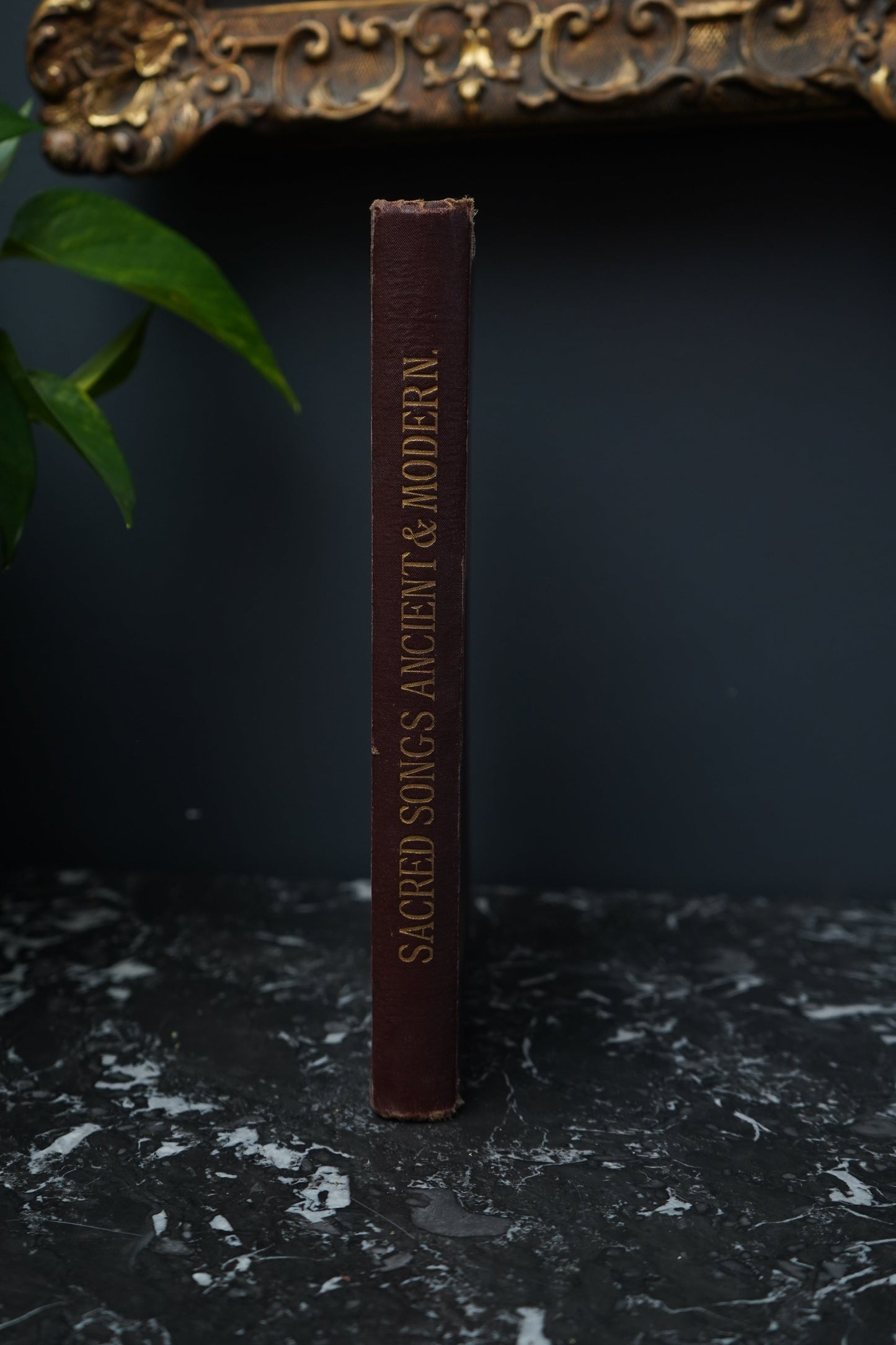 "Sacred Songs, Ancient and Modern" Purple Cloth Book