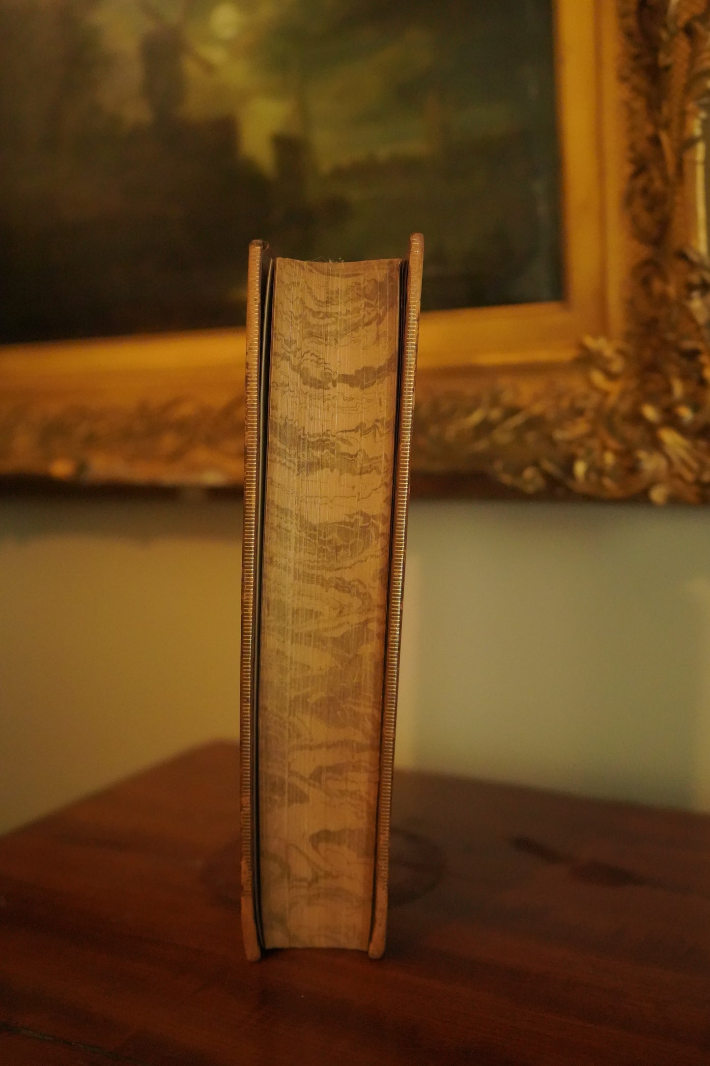 1903 " The Roll-Call of Westminster Abbey " Brown Tree Calf Leather Book