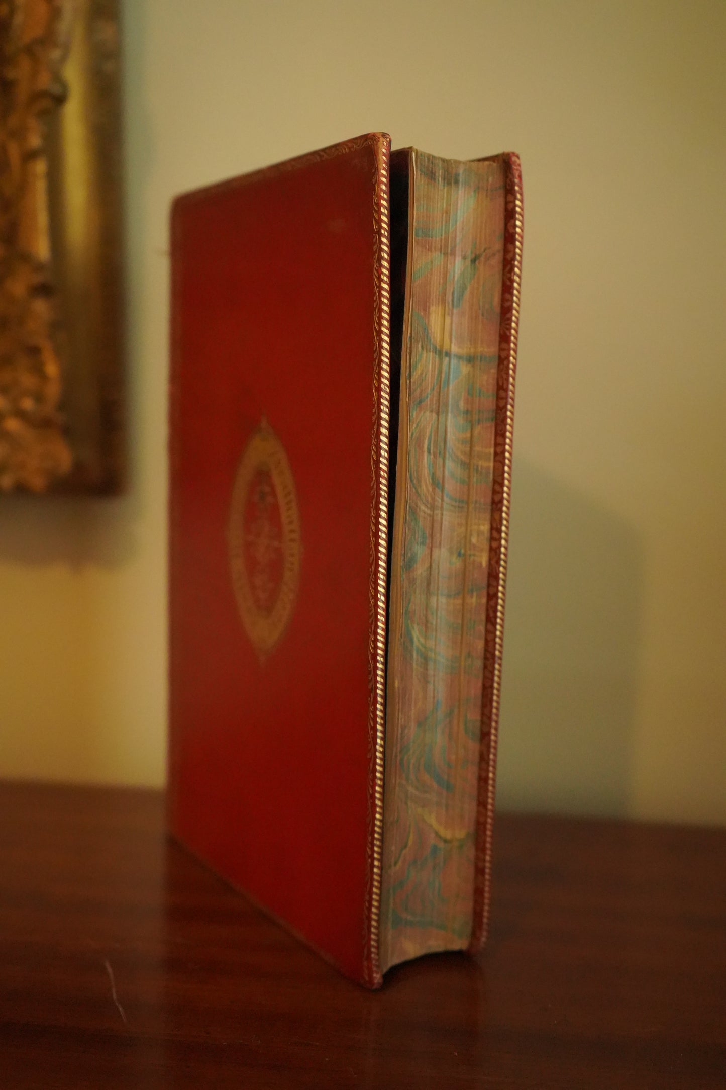 1890 "Tales from Shakespeare" Red Full Leather Prize Binding Book