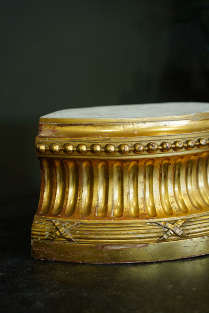 Antique Gilt Carved Wood Architectural Piece, Circa 1900