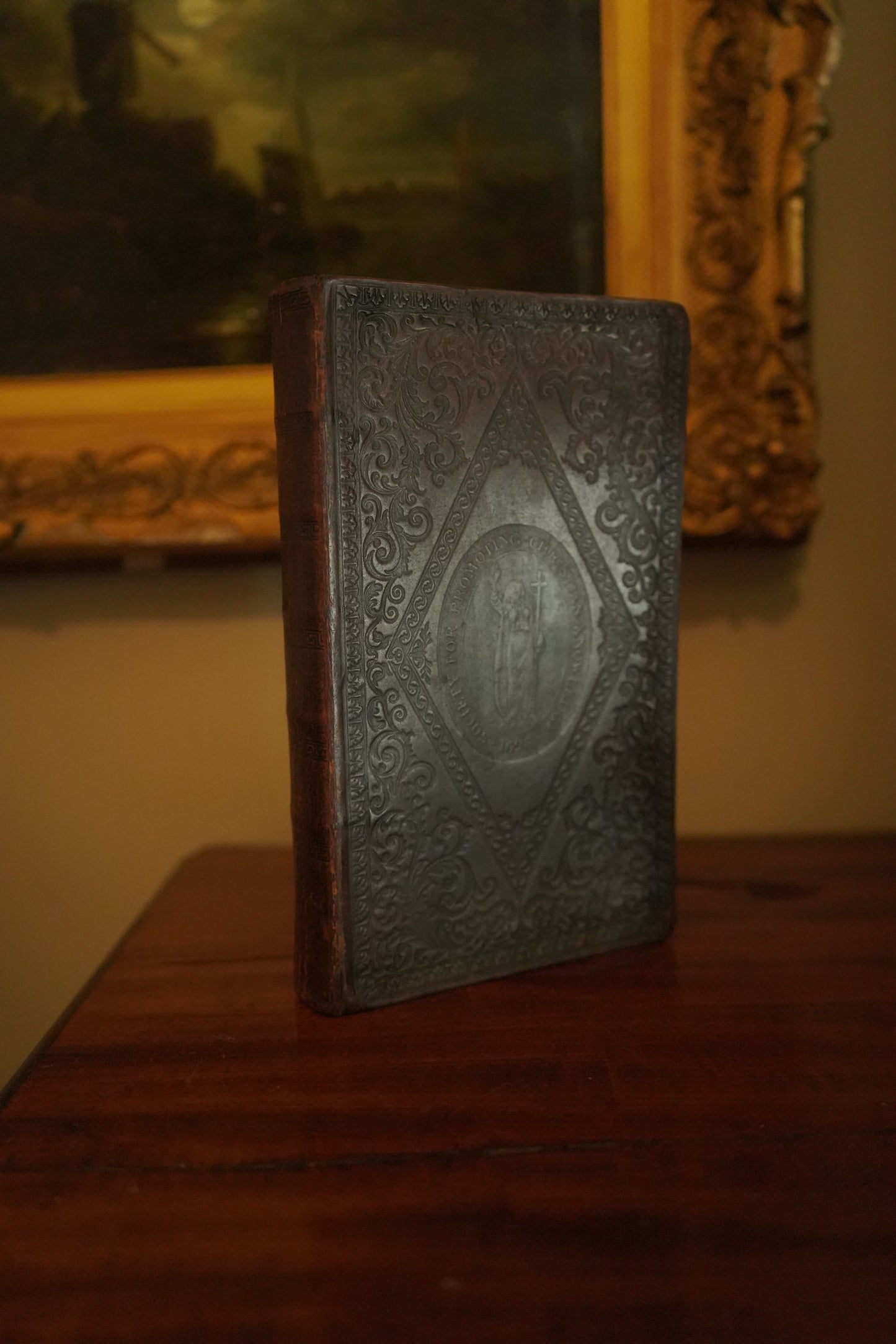 1837 " The Book of Common Prayer " Brown Full Leather Book