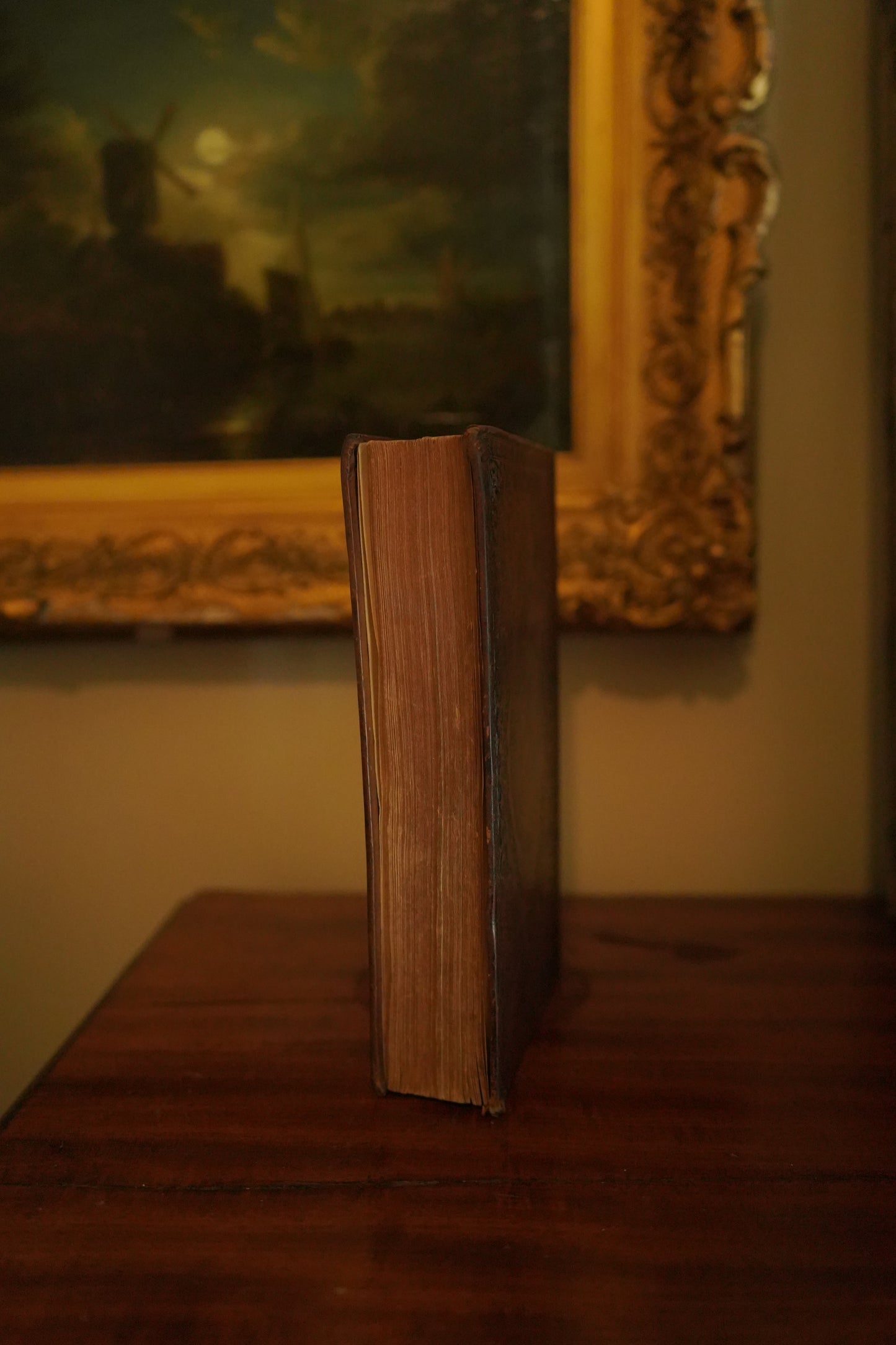 1837 " The Book of Common Prayer " Brown Full Leather Book