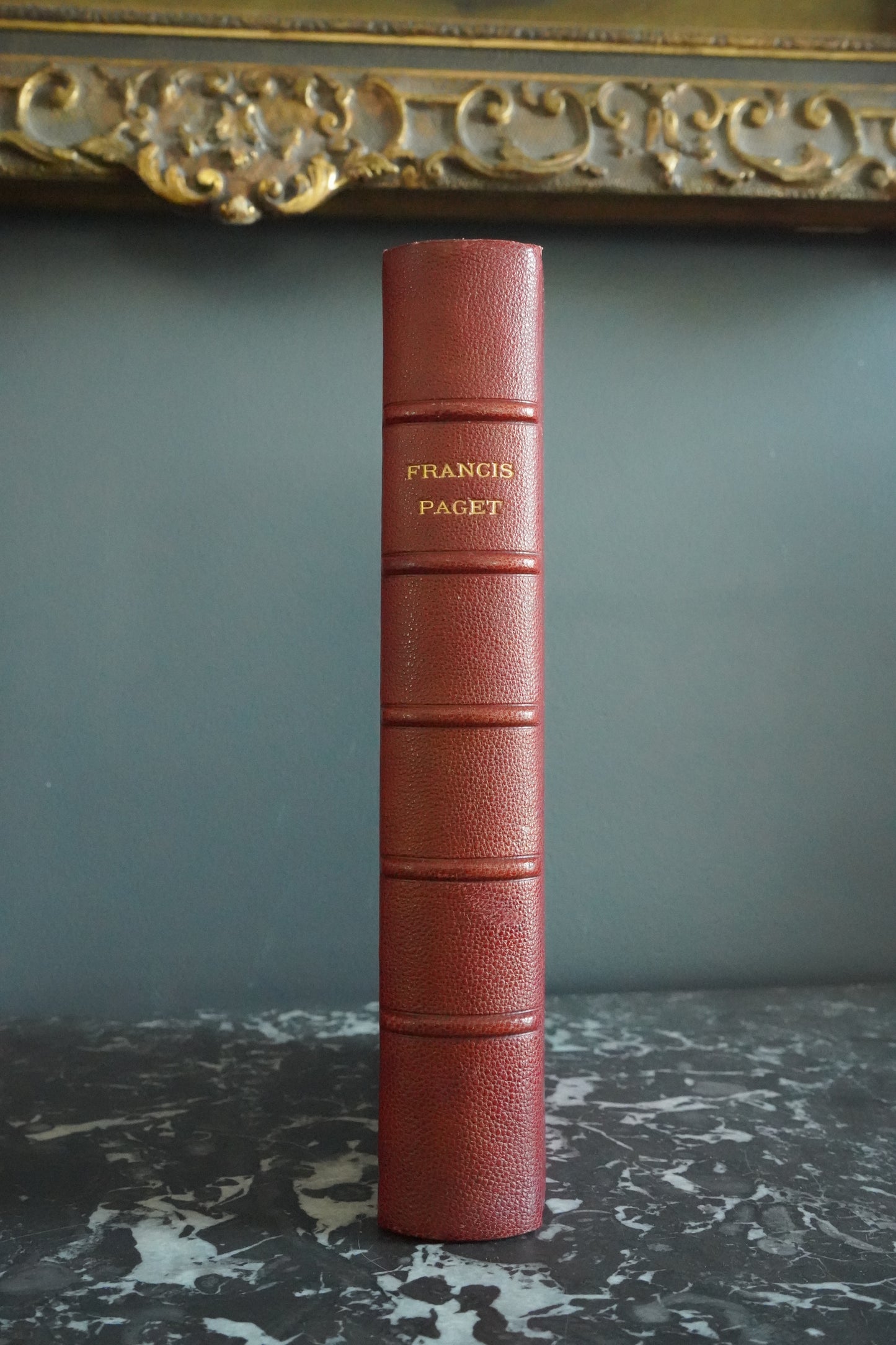 1912 "Francis Paget" Red Half Leather Book