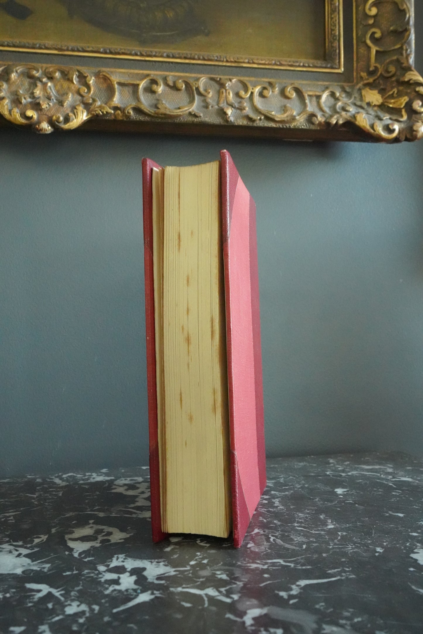 1912 "Francis Paget" Red Half Leather Book