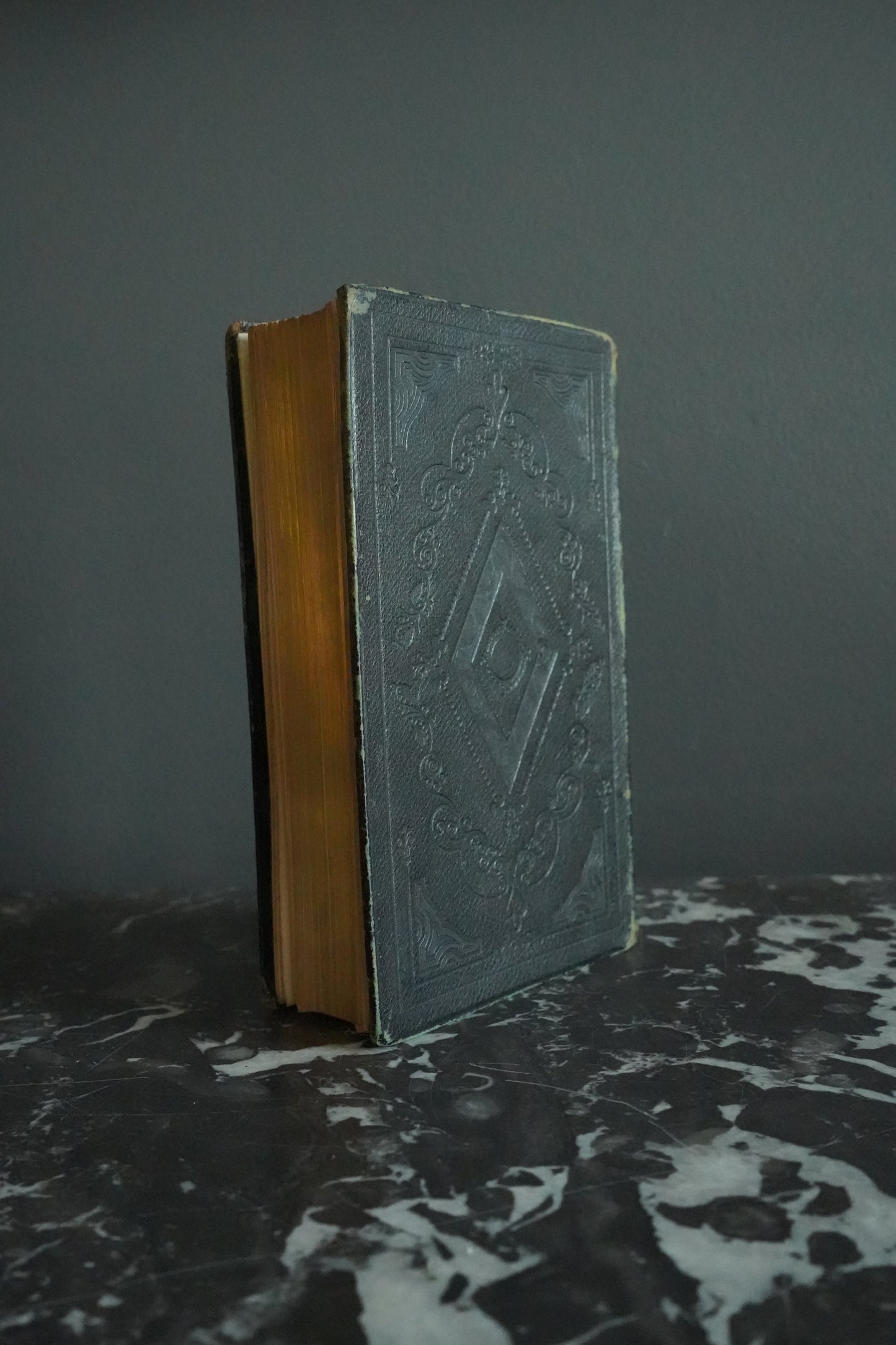 1839 "The Poetical Works of Collins, Gray" Small Full Black Leather Book