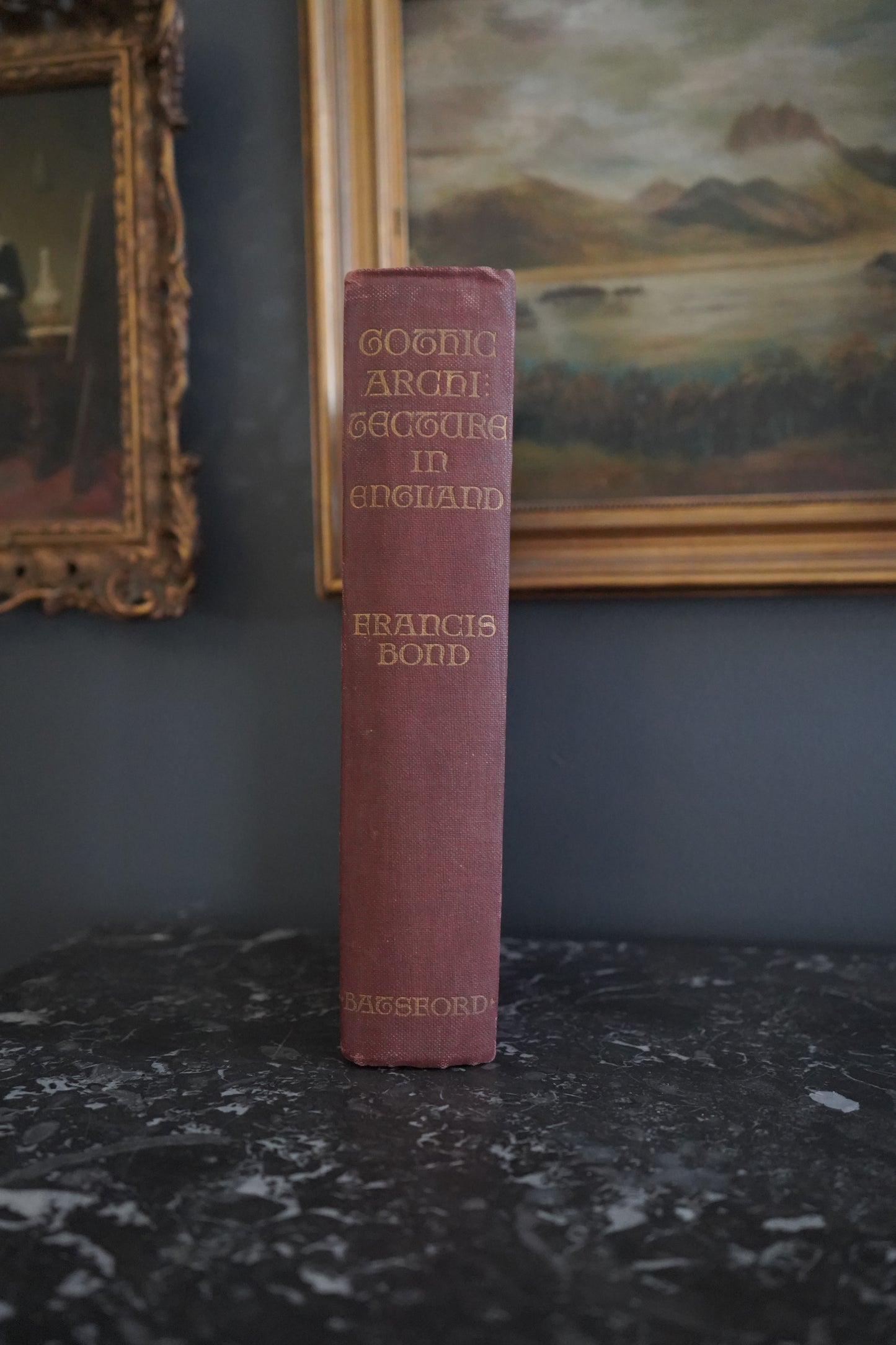 1912 Gothic Architecture in England by Francis Bond Illustrated Architectural History Book
