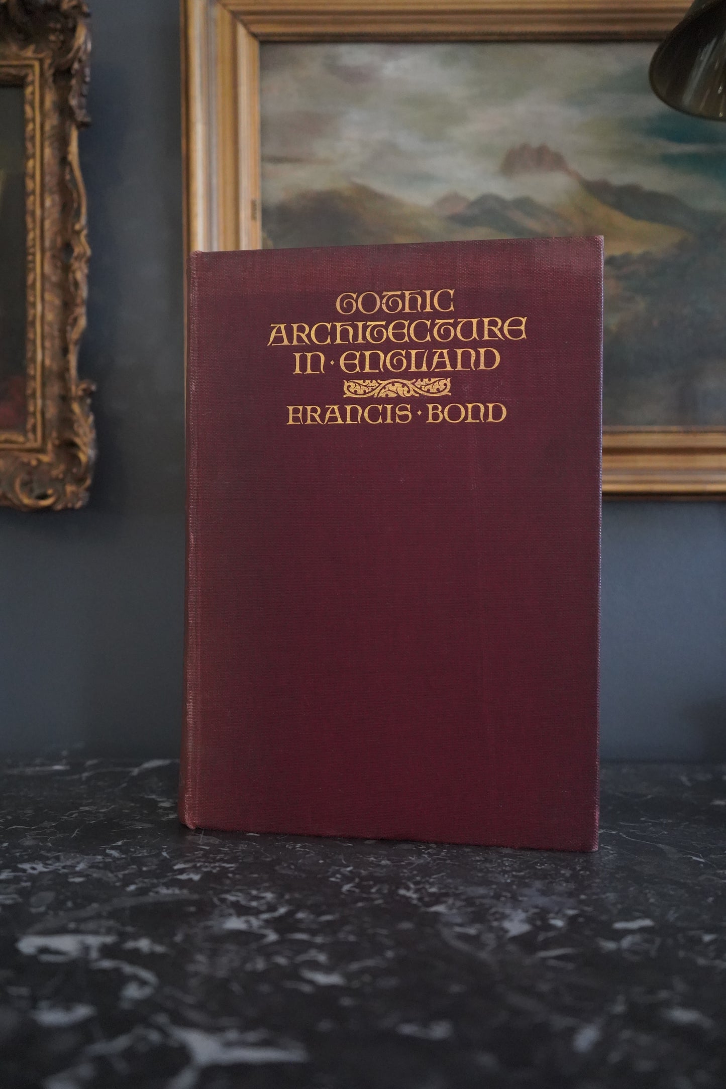 1912 Gothic Architecture in England by Francis Bond Illustrated Architectural History Book