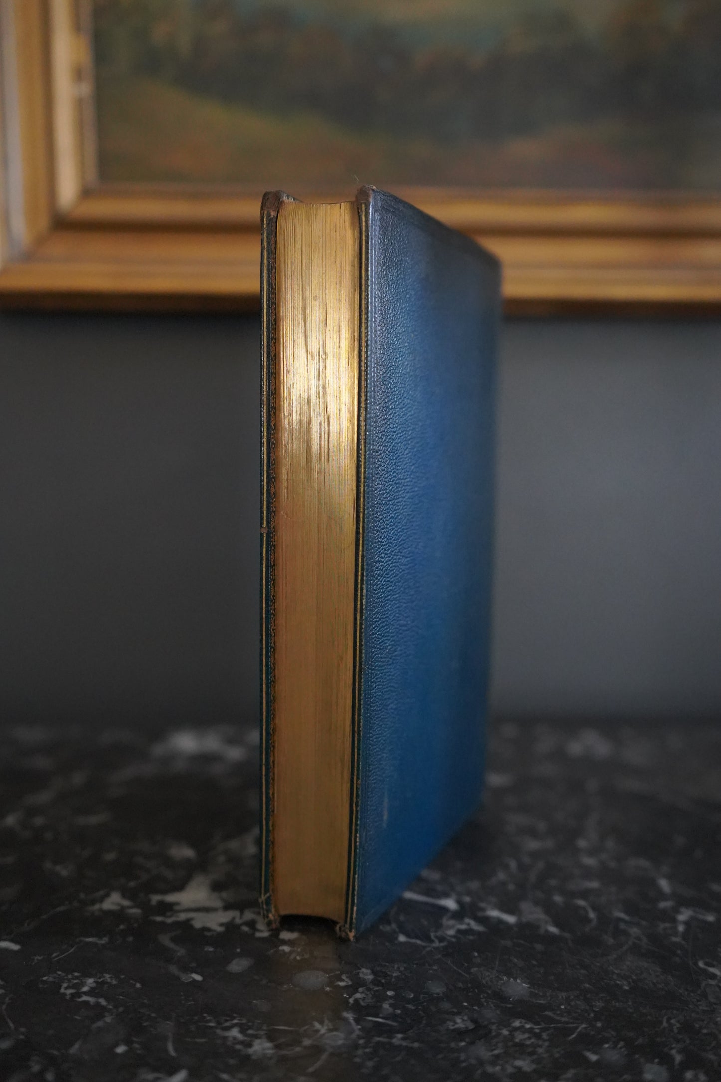 Antique 1901 Poetry Book The Poetical Works of Thomas Gray in Prize Leather Binding