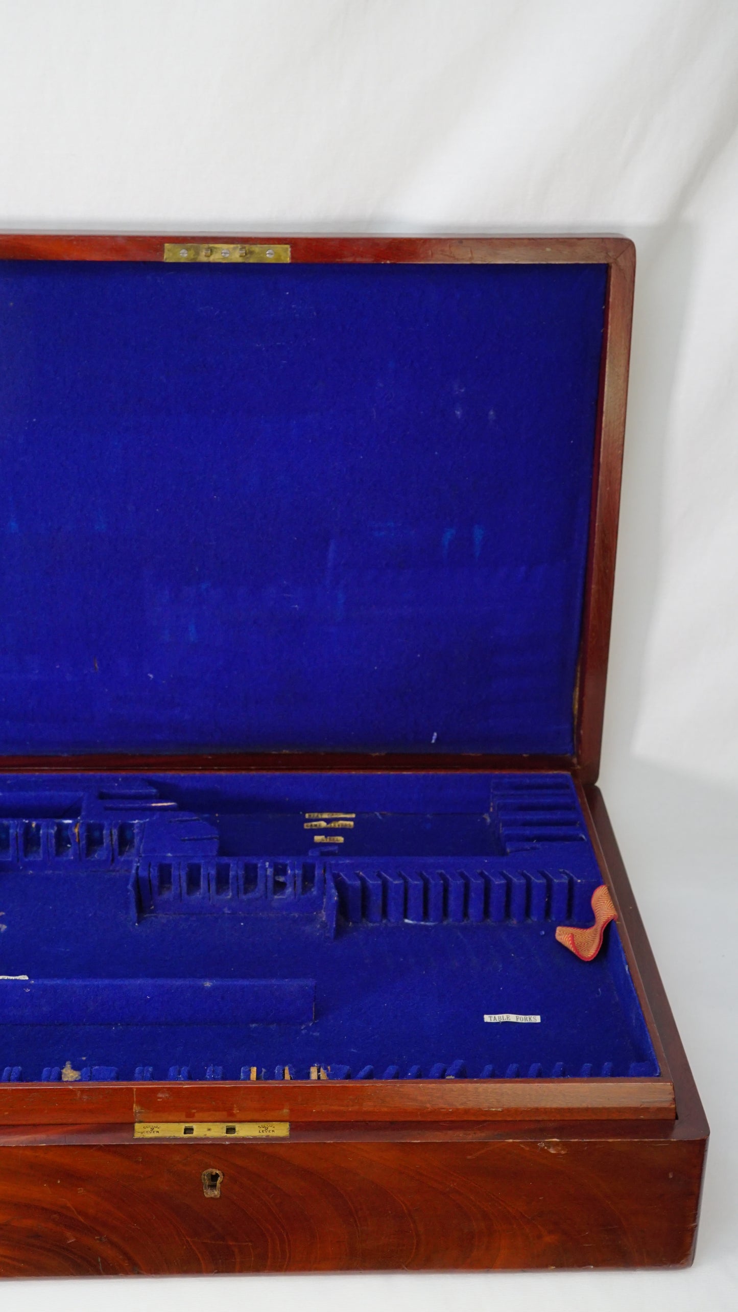 Antique Edwardian Oak & Brass Cutlery Box