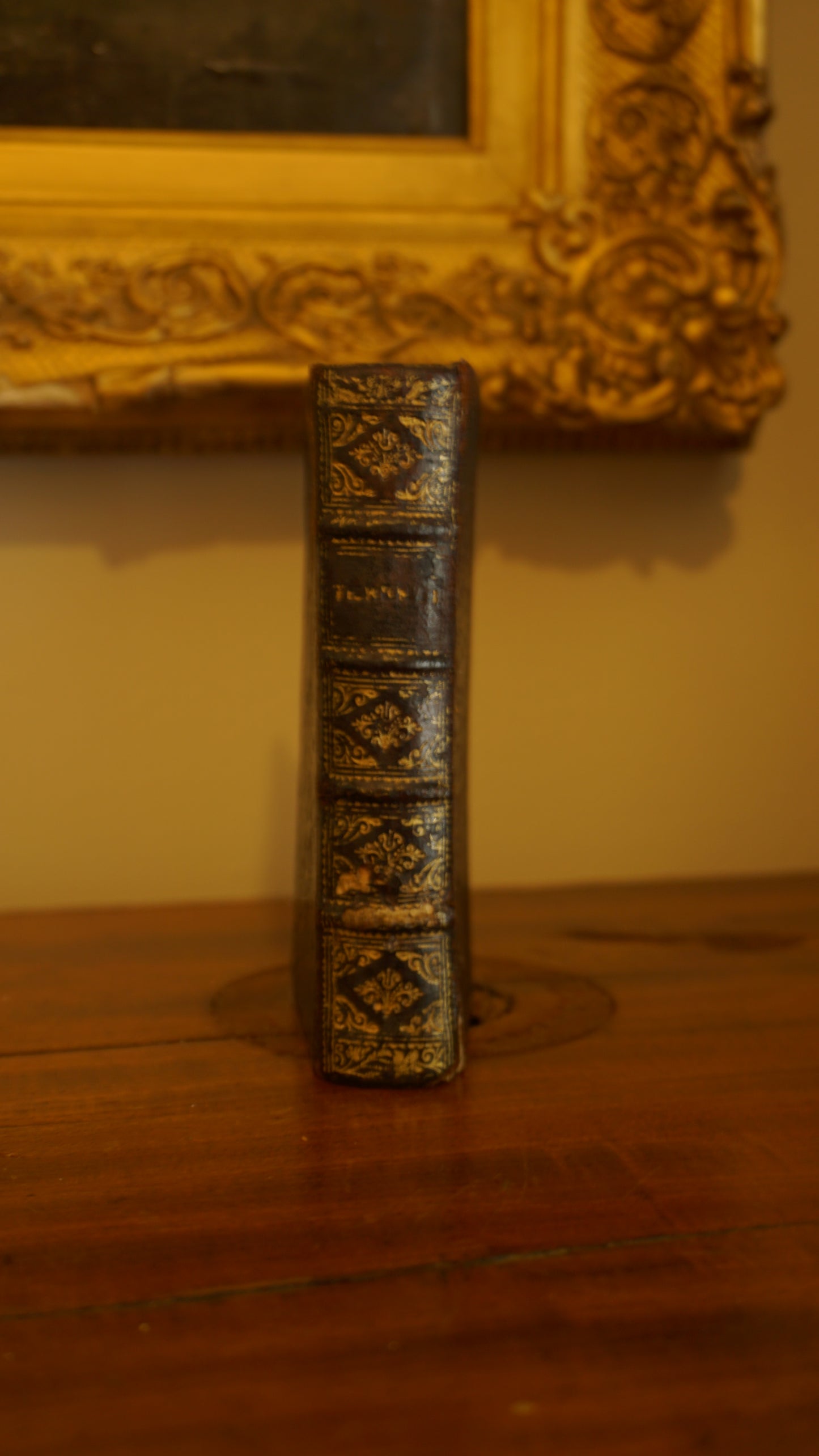 1661 "The Comedies of Terence (Terentii Comaediae Sex)" Mini Brown Full Leather Book