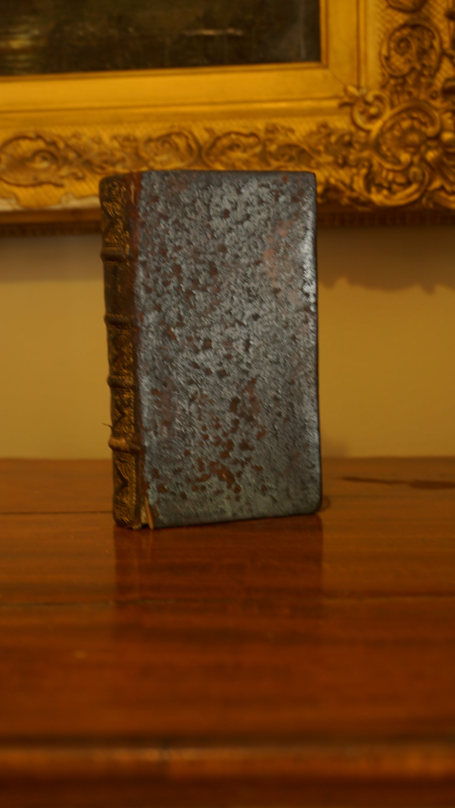 1661 "The Comedies of Terence (Terentii Comaediae Sex)" Mini Brown Full Leather Book