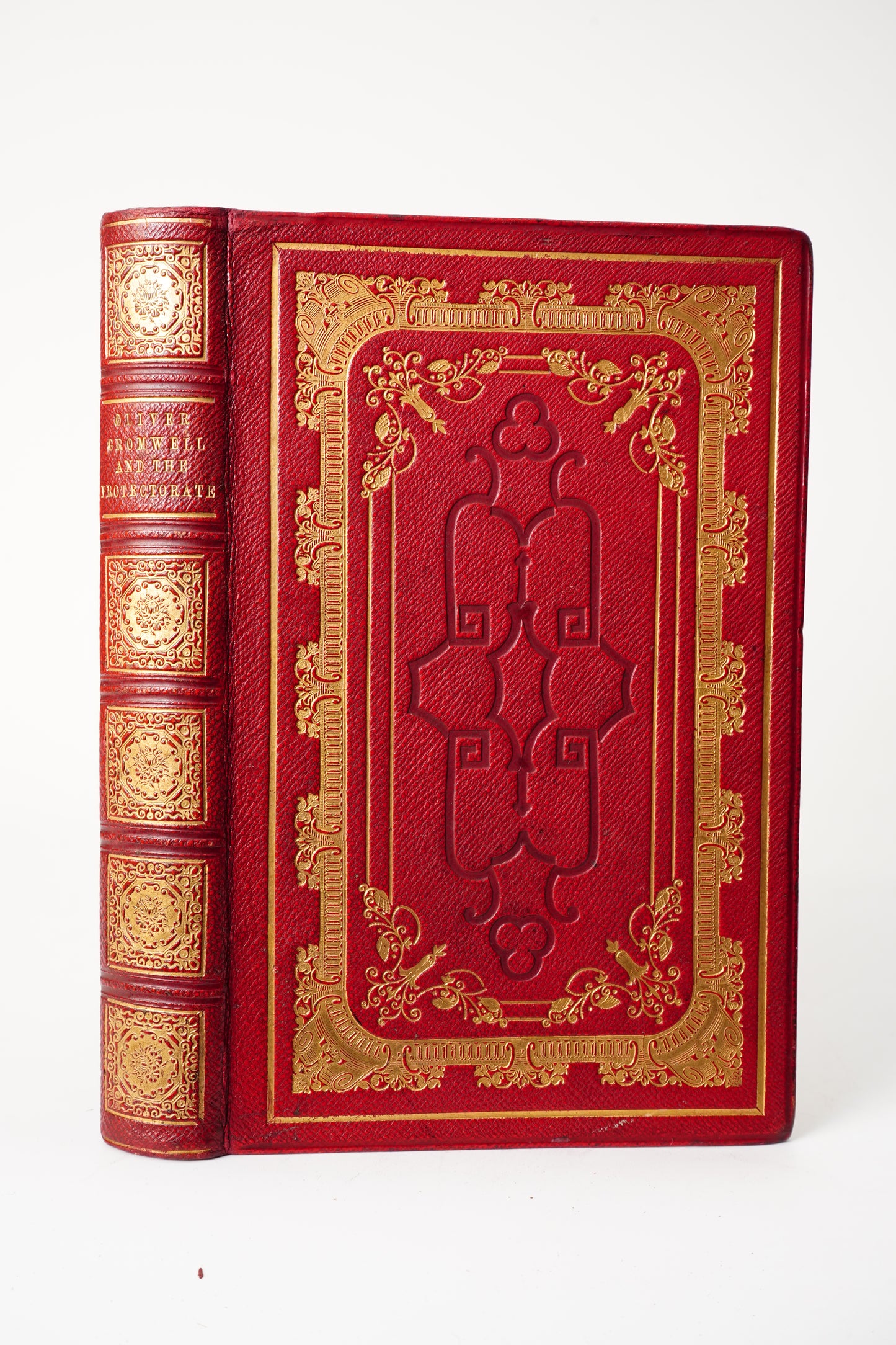 1847 Oliver Cromwell Protectorate Full Leather History Book