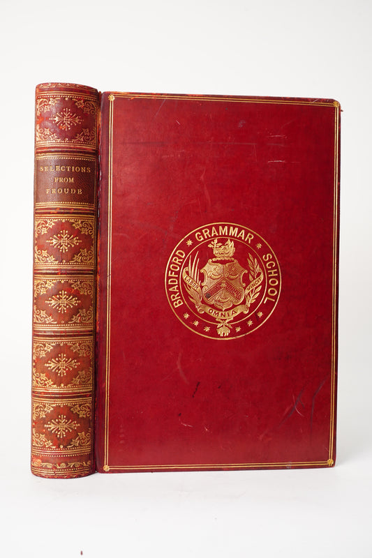 1901 Writings of James Anthony Froude Prize Binding