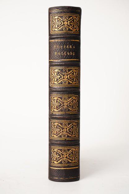 1851 Martin Tupper Ballads for the Times Gilt Leather Poetry