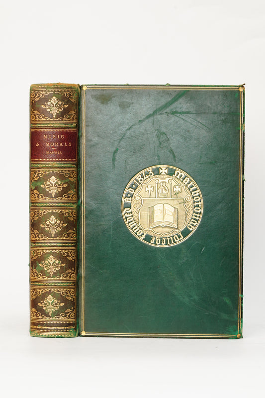 *Reserved for Robin* 1903 Music and Morals Haweis Full Leather