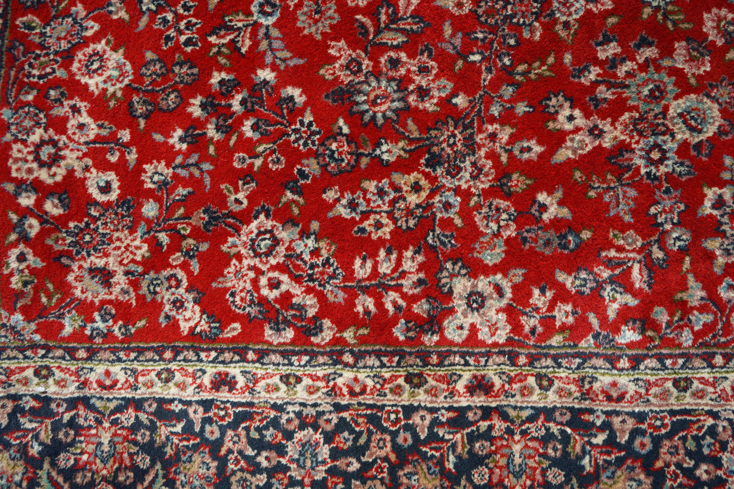 Vintage Persian Kashan-style Area Rug