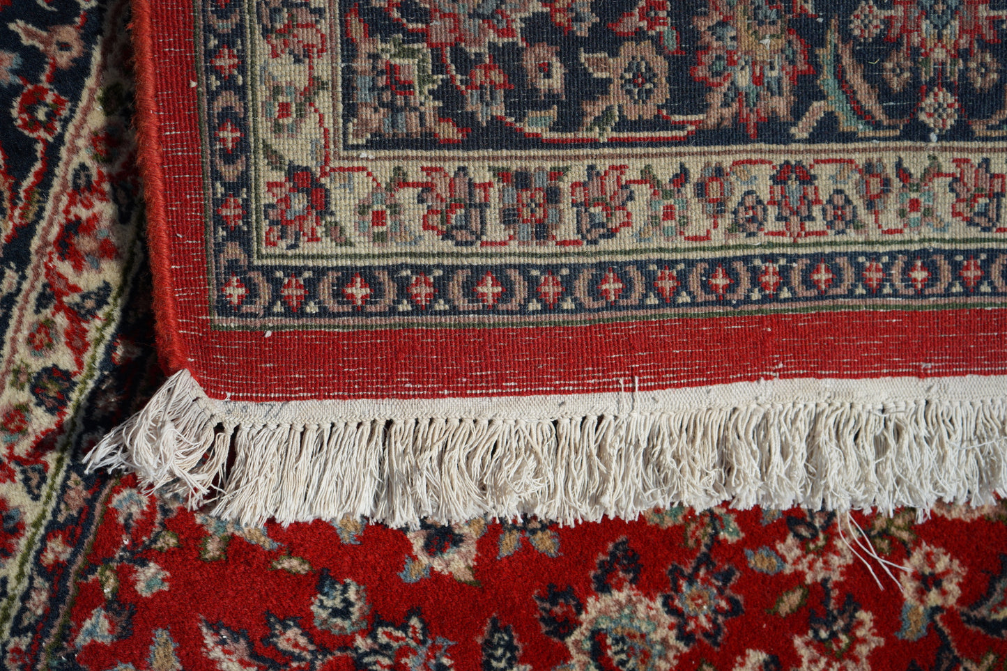 Vintage Persian Kashan-style Area Rug