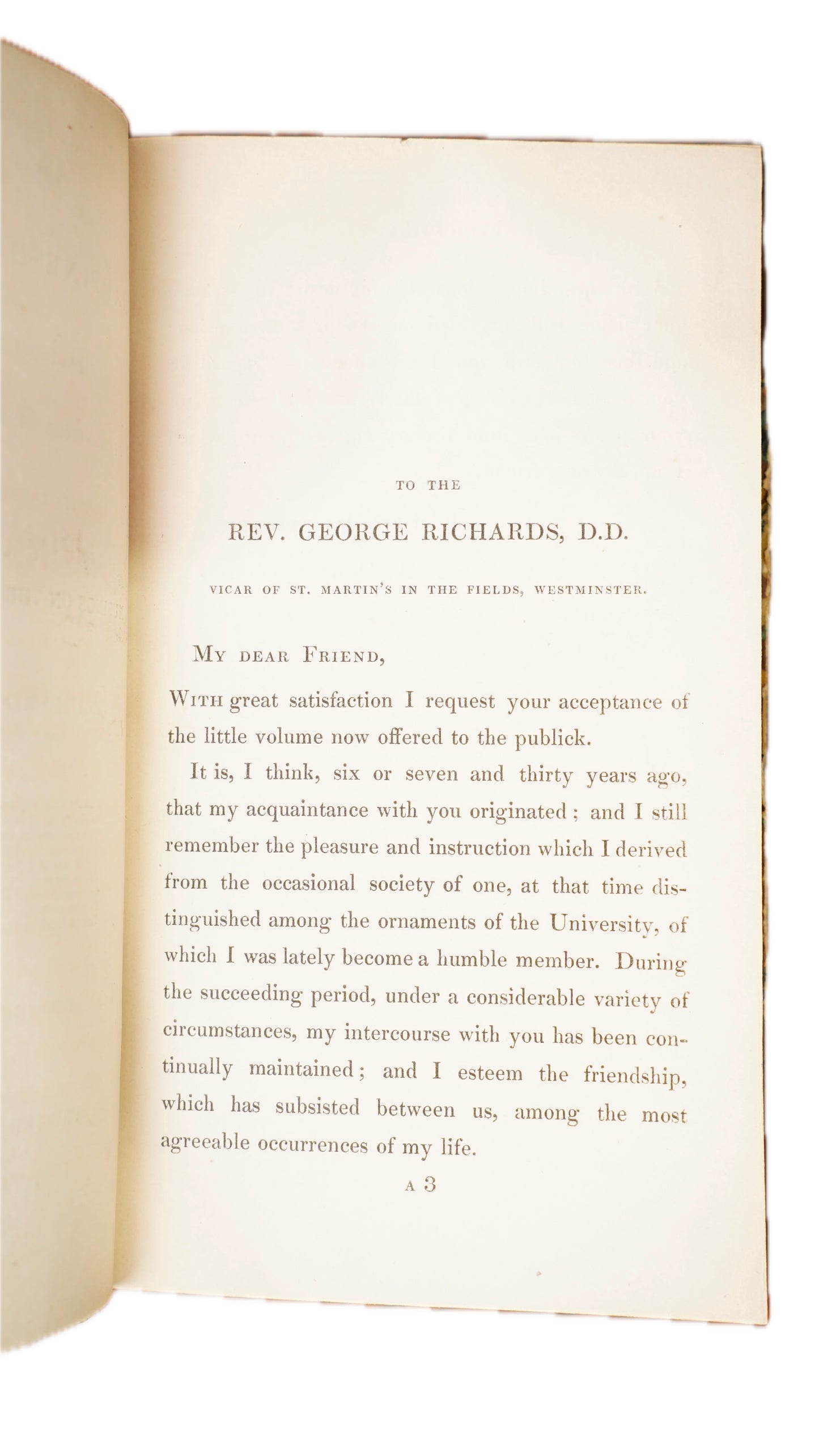 Richard Mant Happiness of the Blessed 1837 Antique Half Leather Book