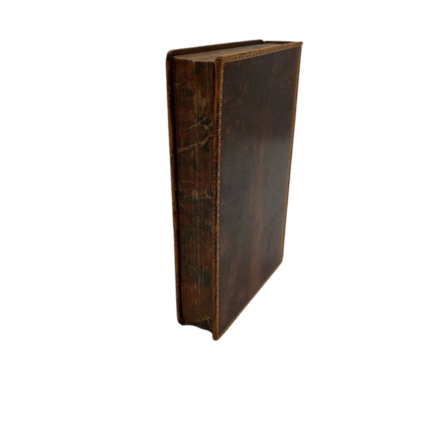 1893 "John Wyclif" Brown Full Tree-Calf Leather Book