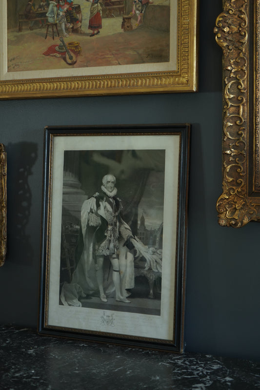 1827 Stipple Engraving "Marquess Wellesley" by Henry Meyer RBA, After Alexander Robertson