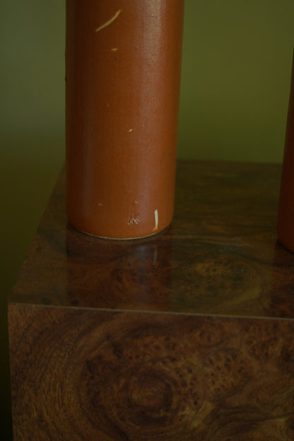 Antique 19th Century Salt-Glazed Stoneware Bottle with Maker’s Mark