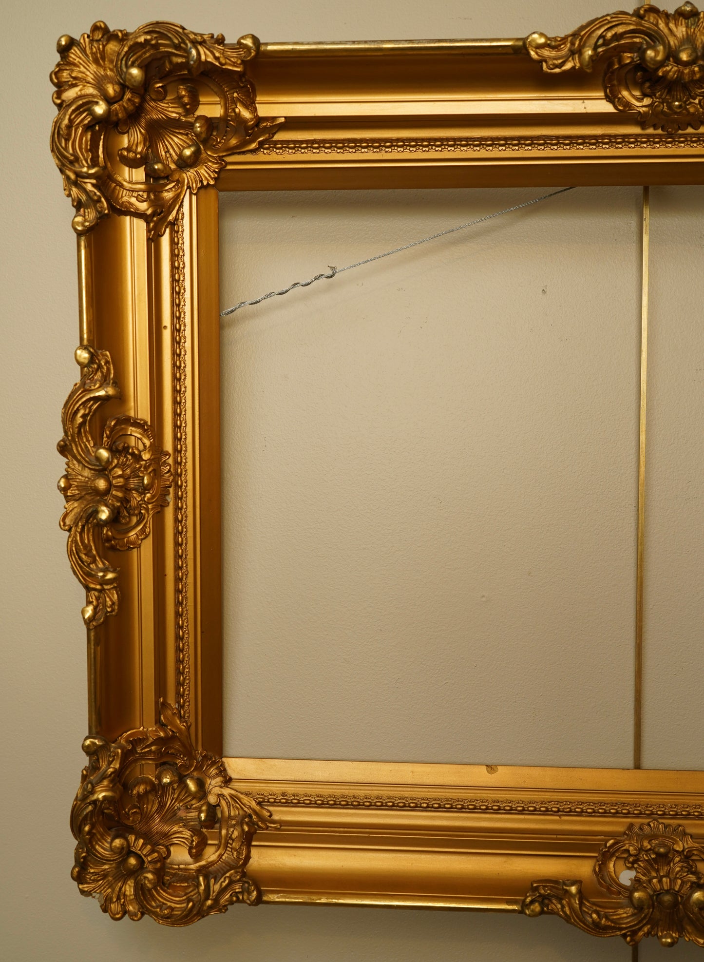 Antique Gilt Picture Frame, Rococo Revival, Circa 1900