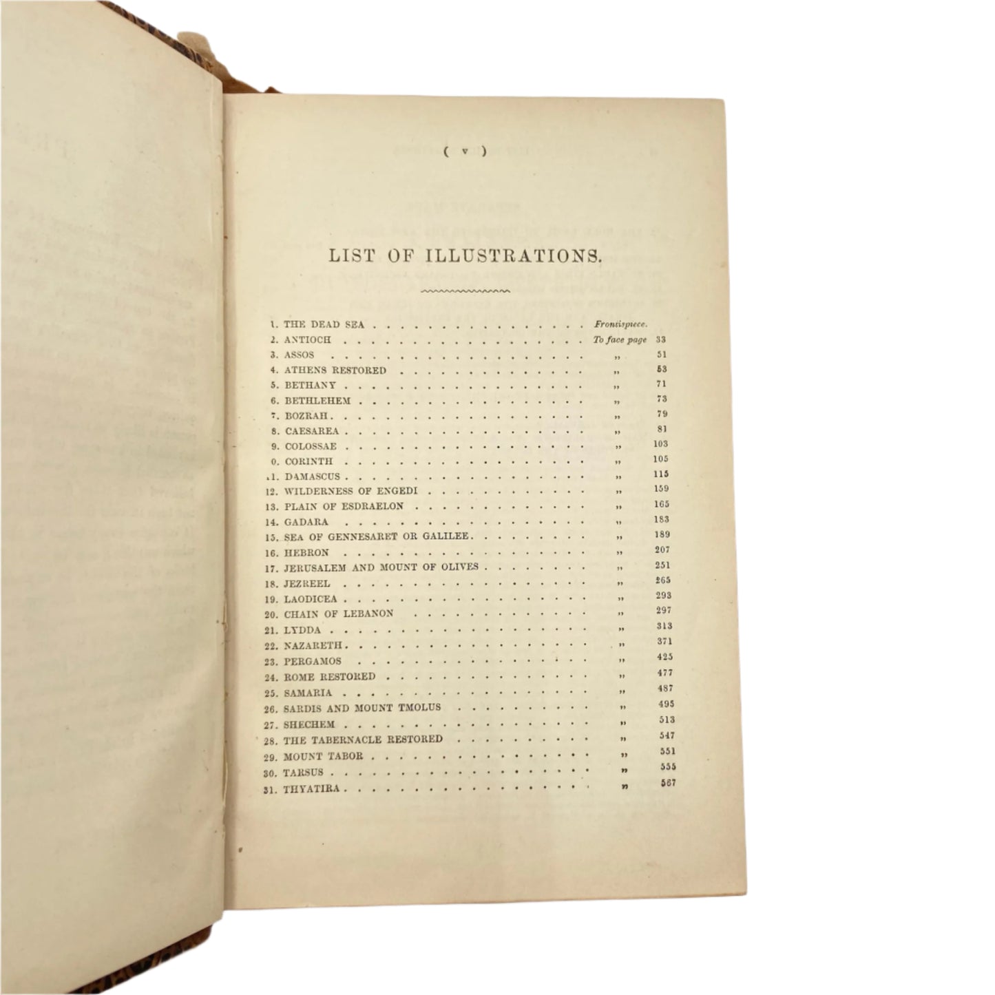1893 " A Smaller Dictionary of the Bible " Light Brown Full Leather Book