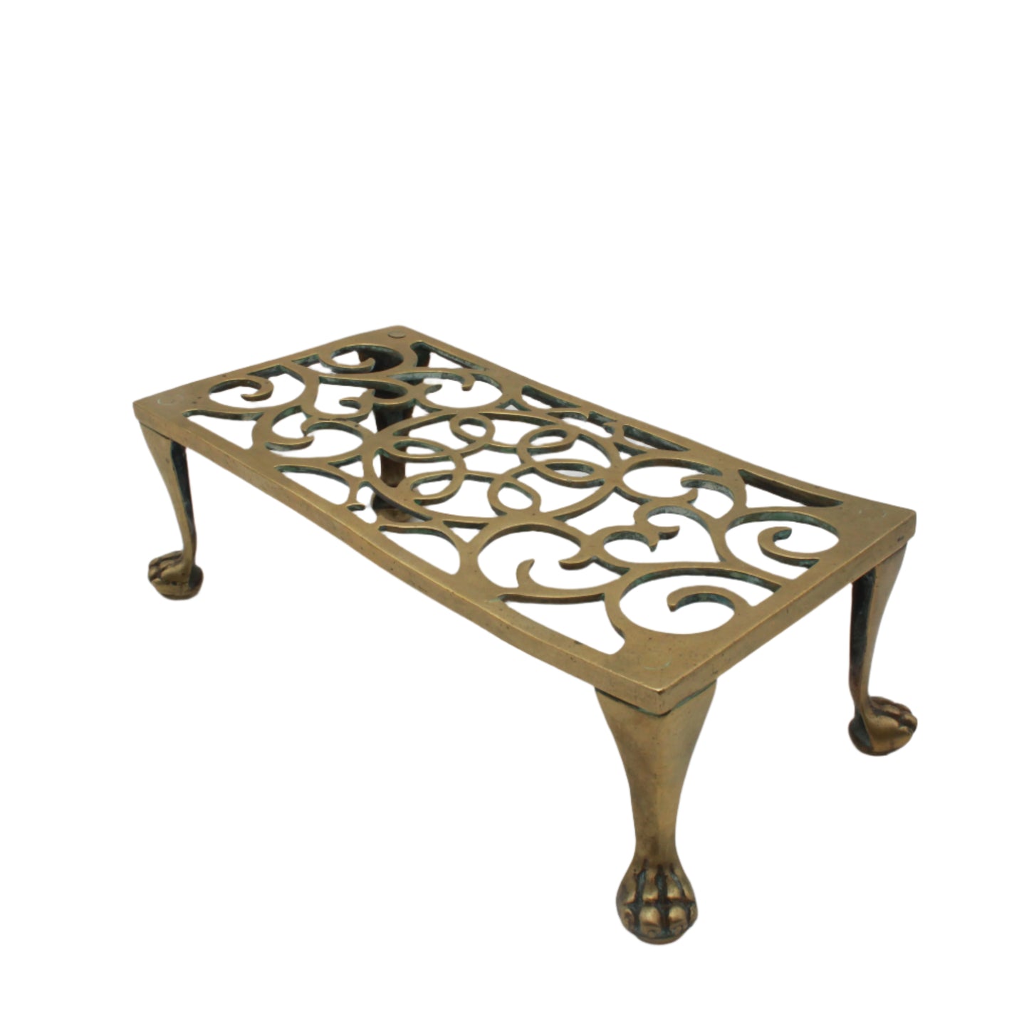 Antique Brass Trivet | Brass Riser
