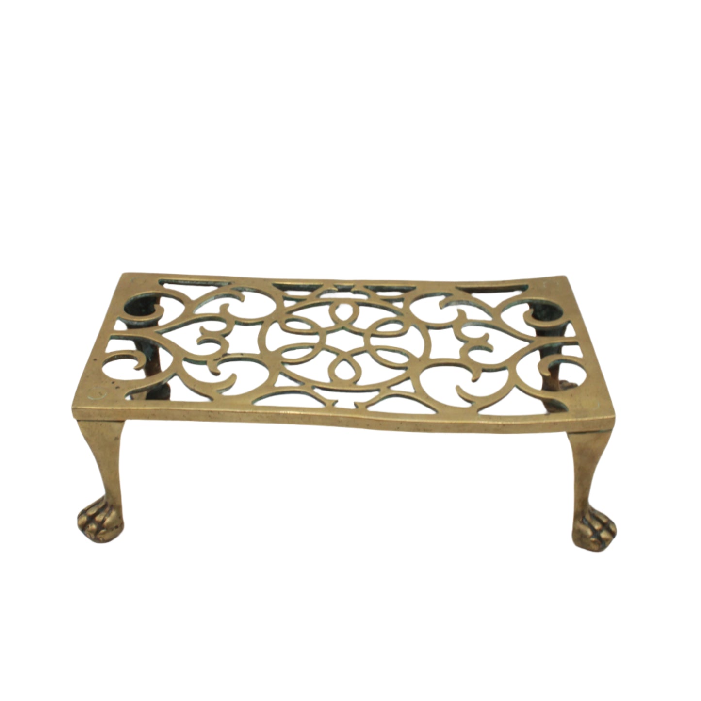 Antique Brass Trivet | Brass Riser