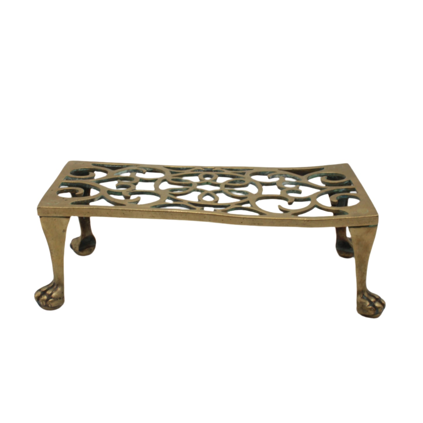 Antique Brass Trivet | Brass Riser