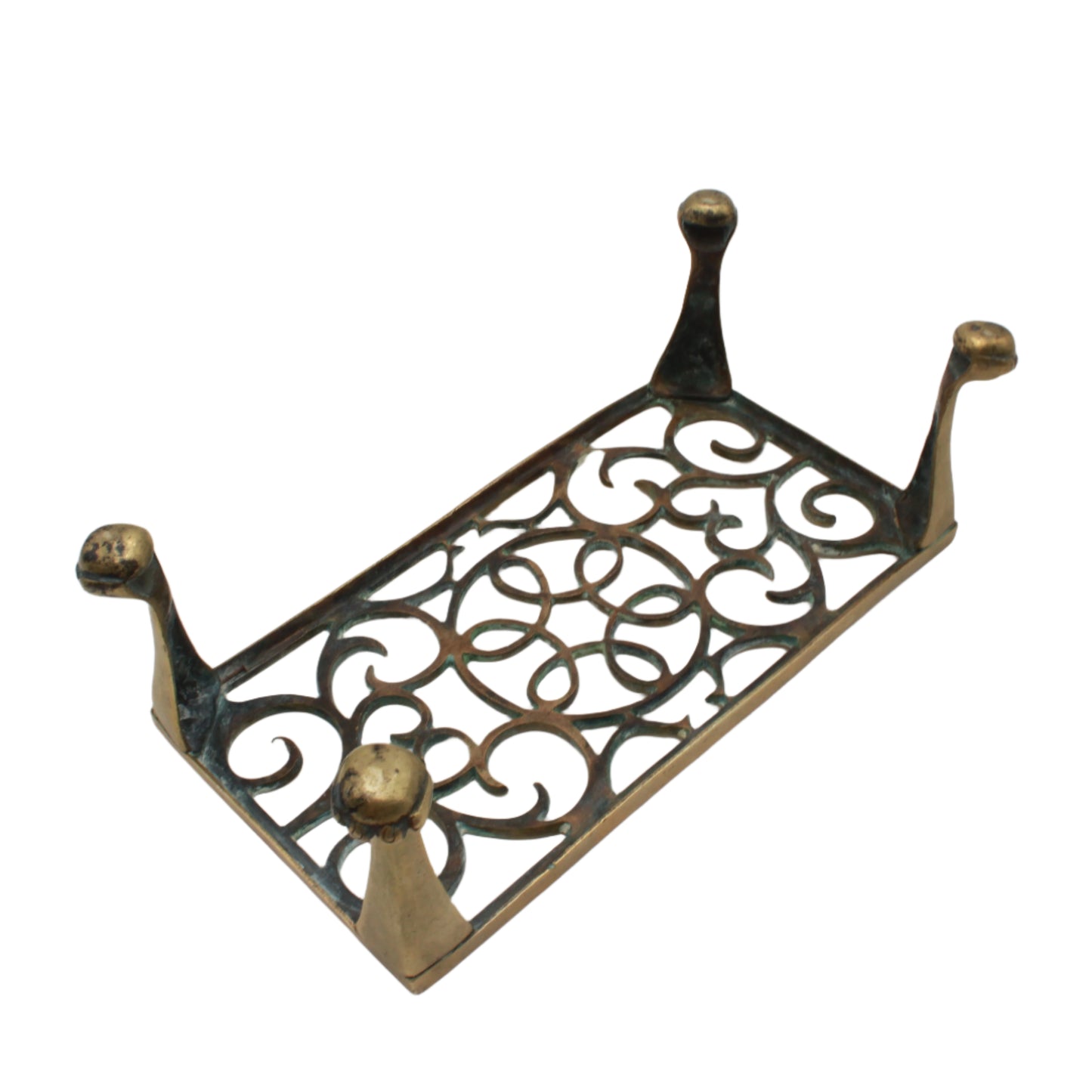 Antique Brass Trivet | Brass Riser