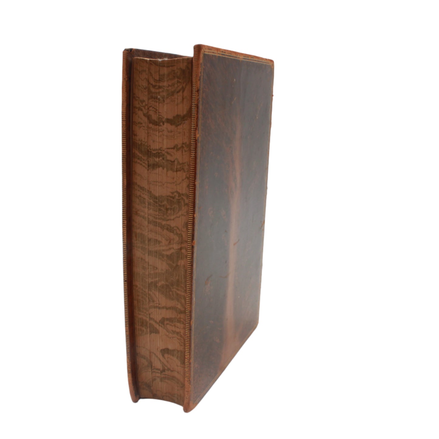 1903 " The Roll-Call of Westminster Abbey " Brown Tree Calf Leather Book