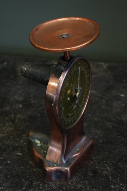 Antique Salter Copper Letter Balance Postal Scale, England