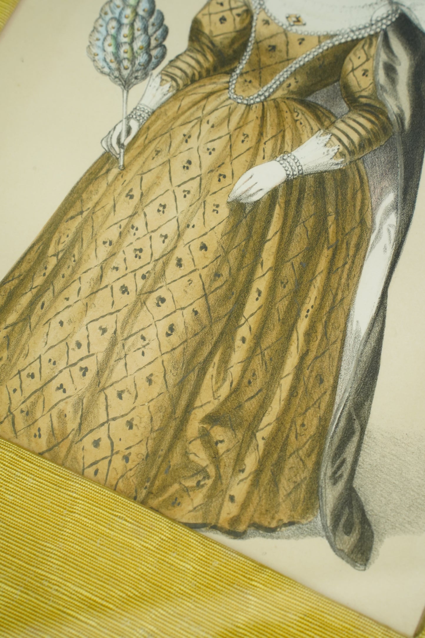 Antique English Hand-Coloured Engraved Royal Costume Plates