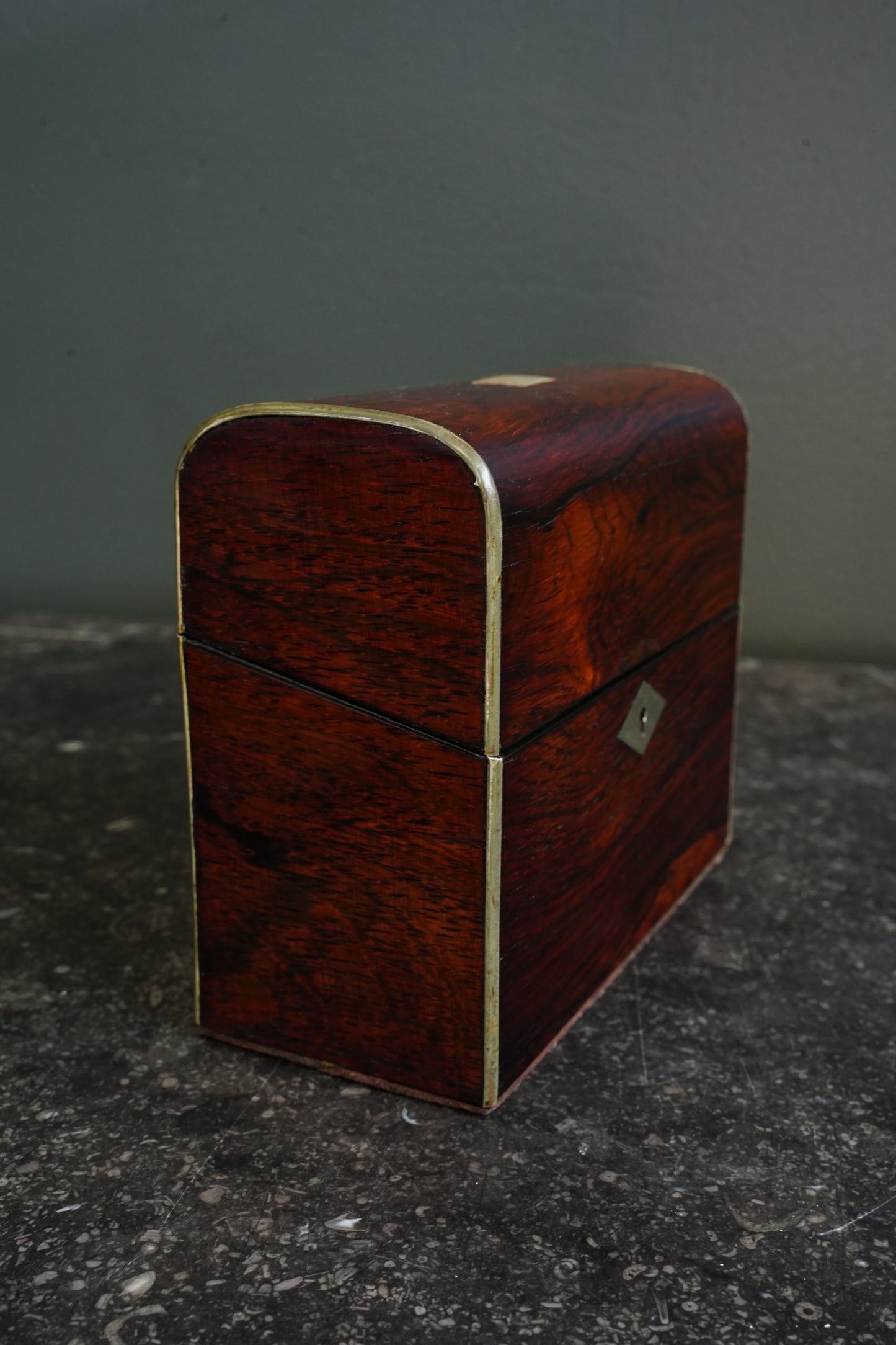 *RESERVED* Antique Victorian Rosewood Dome-Top Box