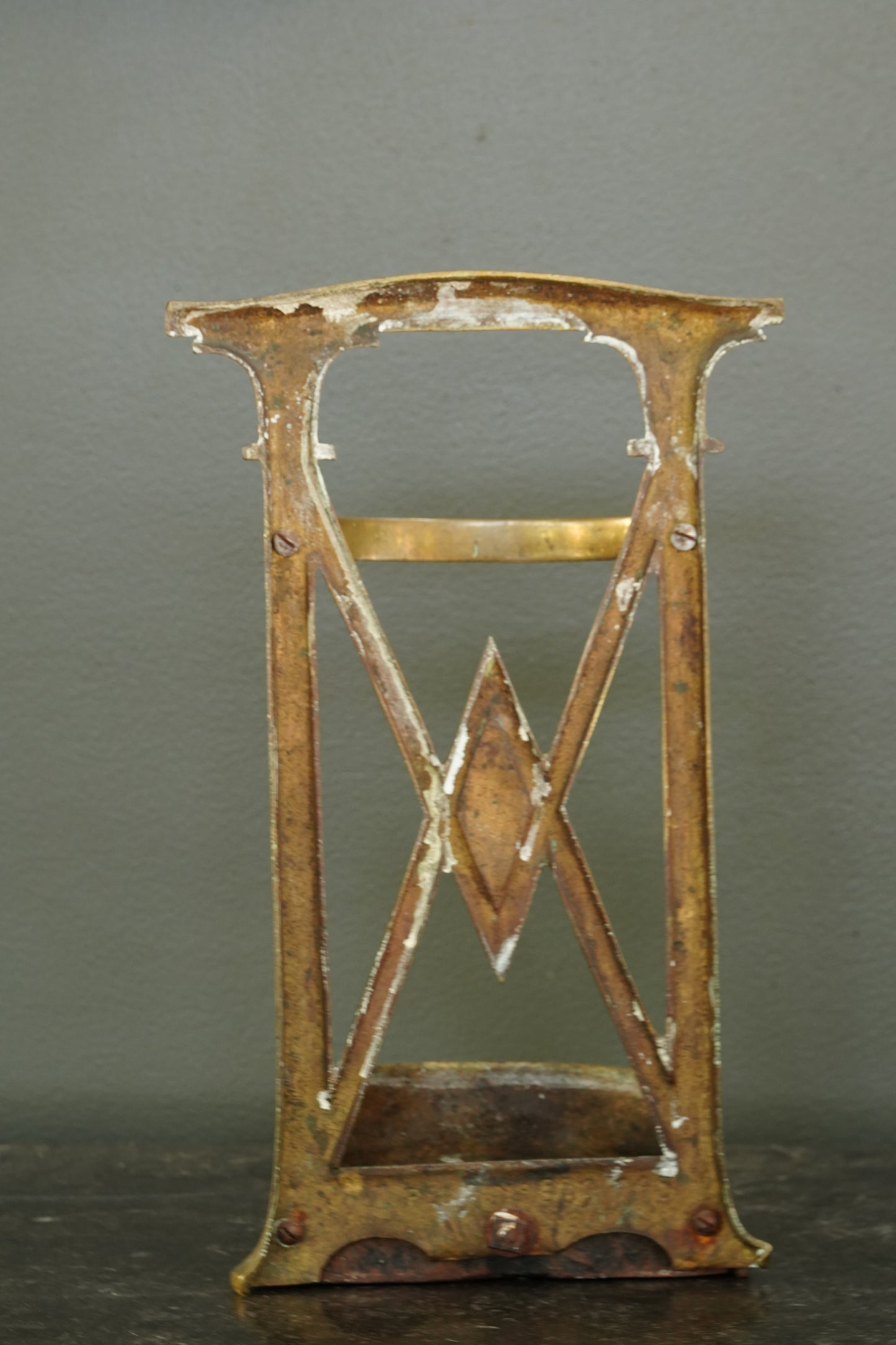 Antique Edwardian Brass Umbrella Stand