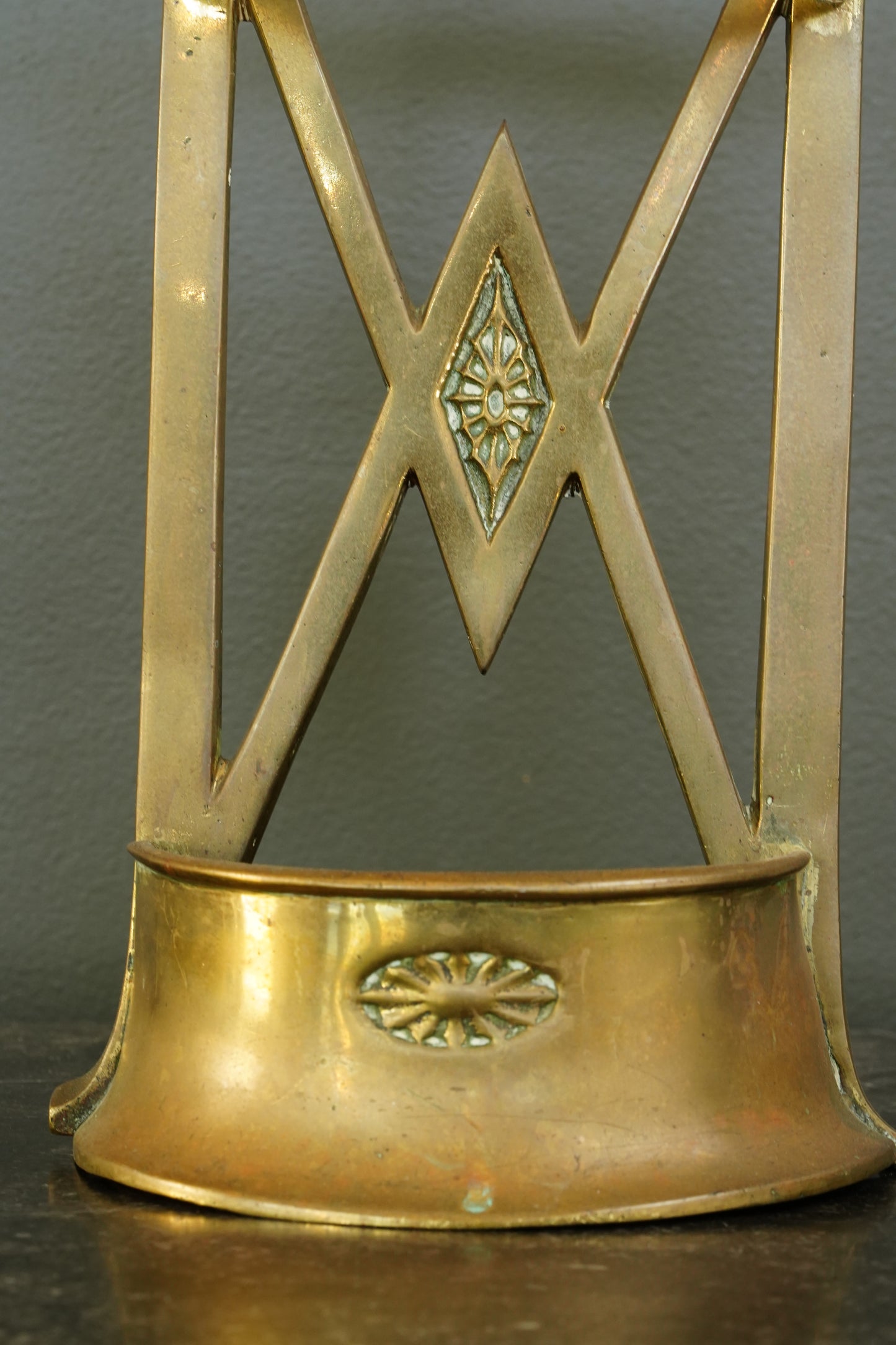 Antique Edwardian Brass Umbrella Stand